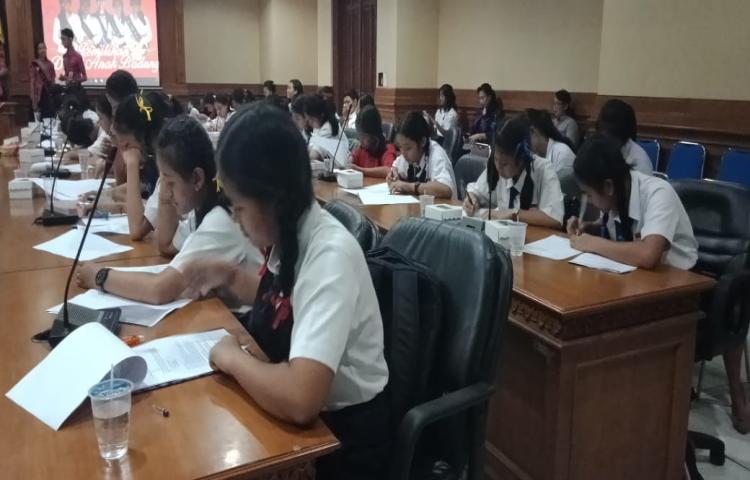 Seleksi Tahap I Duta Anak Kabupaten Badung