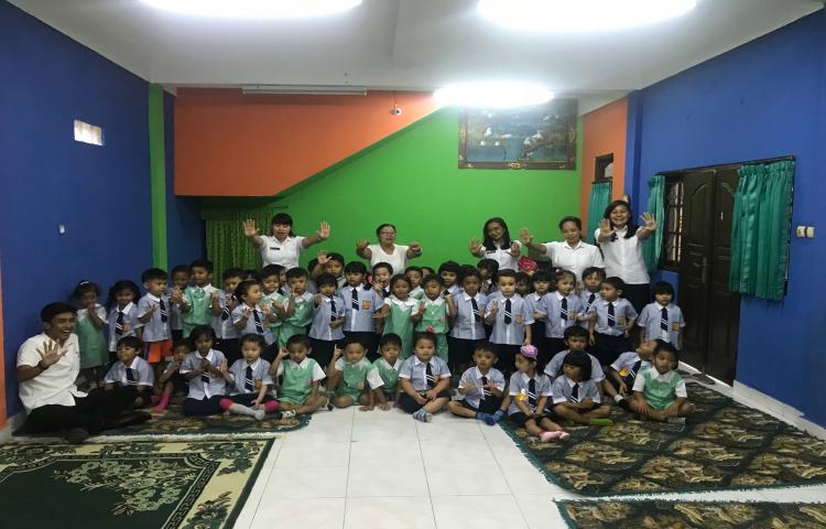 Sosialisasi PUSPAGA terkait Pencegahan Kekerasan Seksual pada Anak di TK Widyatmika Jimbaran