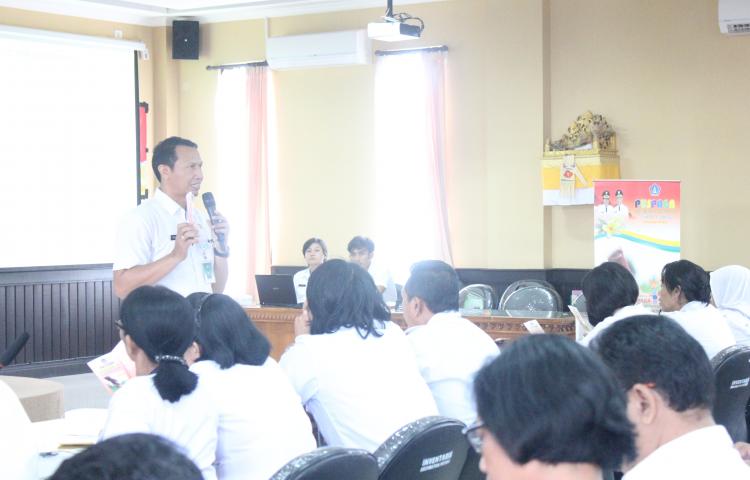 Sosialisasi Pengembangan Pelayanan PUSPAGA Sekar Jepun di Kecamatan Petang