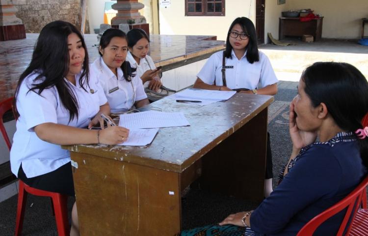 Sosialisasi Unmet Need dan PUS Banjar Dinas Lawak, Desa Belok Sidan, Kecamatan Petang.