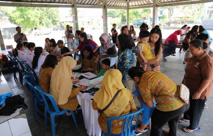 Sosialisasi Unmet Need dan PUS Banjar Wisma Nusa Permai, Kelurahan Benoa, Kecamatan Kuta Selatan.