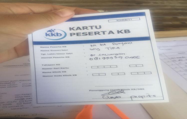 Sosialisasi Unmet Need dan PUS di Banjar Sawangan, Nusa Dua.