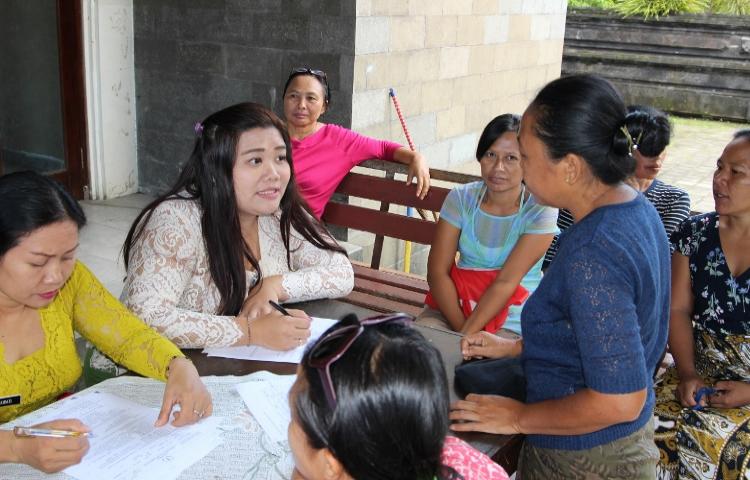 Sosialisasi Unmet Need dan PUS di Desa Pecatu, Kecamatan Kuta Selatan, Kabupaten Badung.