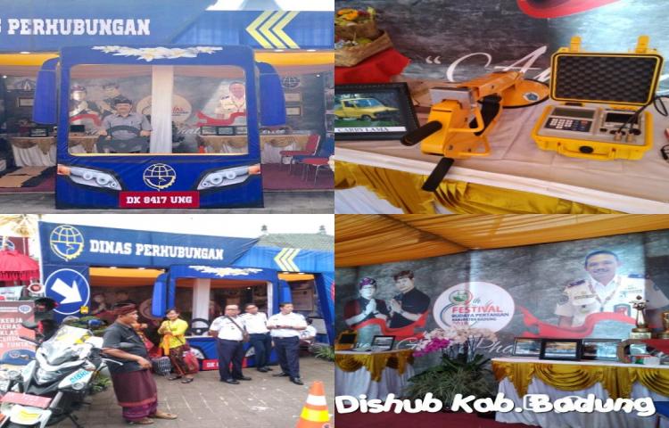 GIAT DINAS PERHUBUNGAN DALAM PAMERAN FESTIVAL BUDAYA PERTANIAN