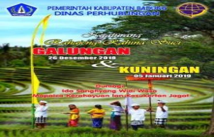 Rahajeng Rahina Suci Galungan lan Kuningan