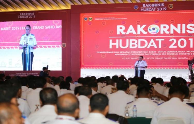 Rakornis 2019, Ditjen Hubdat Komit Tingkatkan Profesionalisme Kinerja Hadapi Tantangan dan Peluang Era Revolusi Industri 4.0