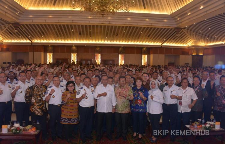 Rakornis Bidang Hubdat 2019, Menhub Tegaskan Jajarannya Untuk Tolak Gratifikasi