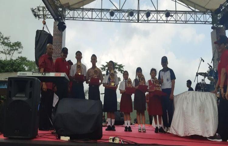 Penyerahan Hadiah Lomba Minat Baca Dalam Rangka Festival Budaya Pertanian Tahun 2018