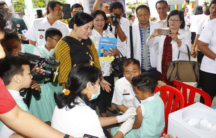 Kampanye Imunisasi Measles Rubella (MR) Dinas Kesehatan Kabupaten Badung