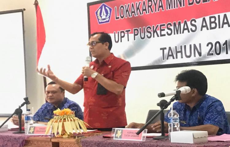 Puskesmas Abiansemal IV Selenggarakan Lokakarya Mini Lintas Program Bulan I Tahun 2019