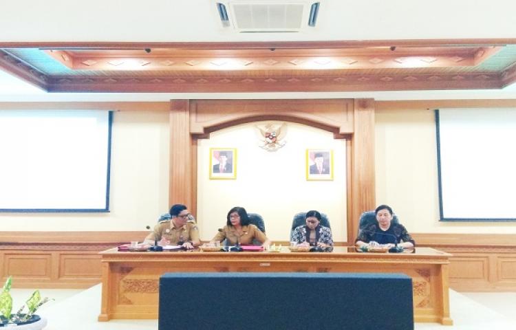 Sosialisasi Lintas Sektor Kegiatan Survey Evaluasi Cakupan Imunisasi Kanker Serviks Di Kabupaten Badung Tahun 2019
