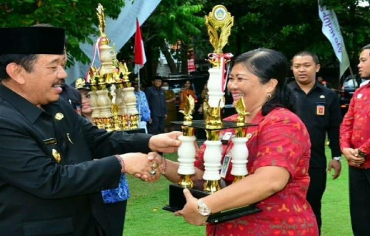 UPT. Puskesmas Abiansemal I Kabupaten Badung Raih Juara I Lomba Puskesmas Berprestasi Tingkat Provinsi