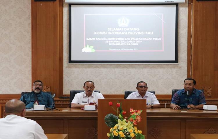 Monev Badan Publik se-Provinsi Bali Tahun 2019