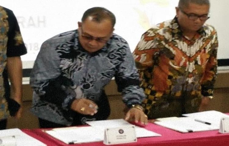 Penandatangan Kerja Sama Sertifikat Elektronik