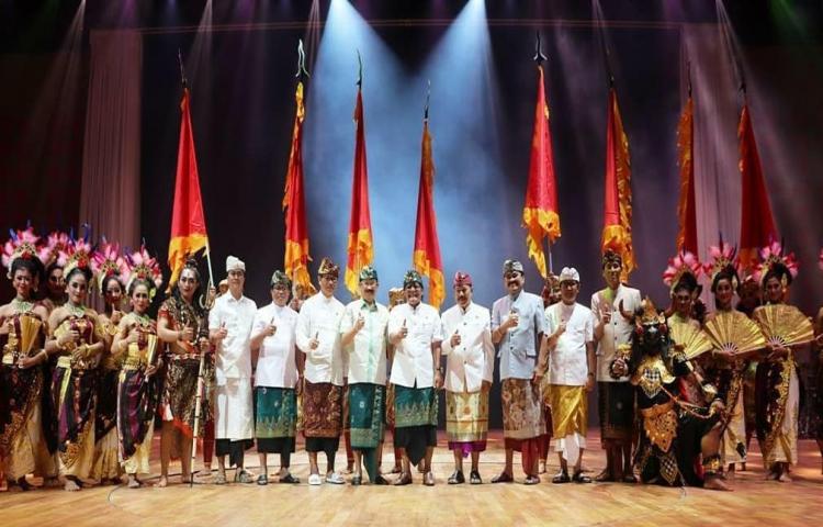 Peresmian Gedung Balai Budaya Giri Nata Mandala dan Taman Nandiswara
