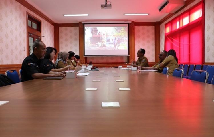 Rapat Terkait Pelayanan Call Centre 112 Dengan Pihak Telkom