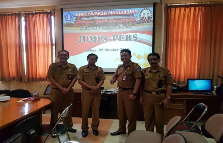 Undangan Narasumber Jumpa Pers Terkait HUT Mangupura ke-10 Tahun 2019