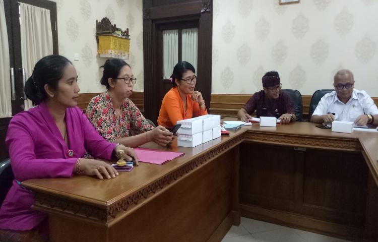 Kunjungan kerja dari Dinas Perdagangan dan Perindustrian Kabupaten Bogor