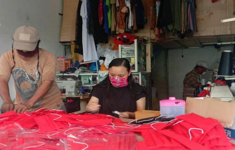 Memfasilitasi UMKM yang ada di Kabupaten Badung dalam pengadaan masker kain