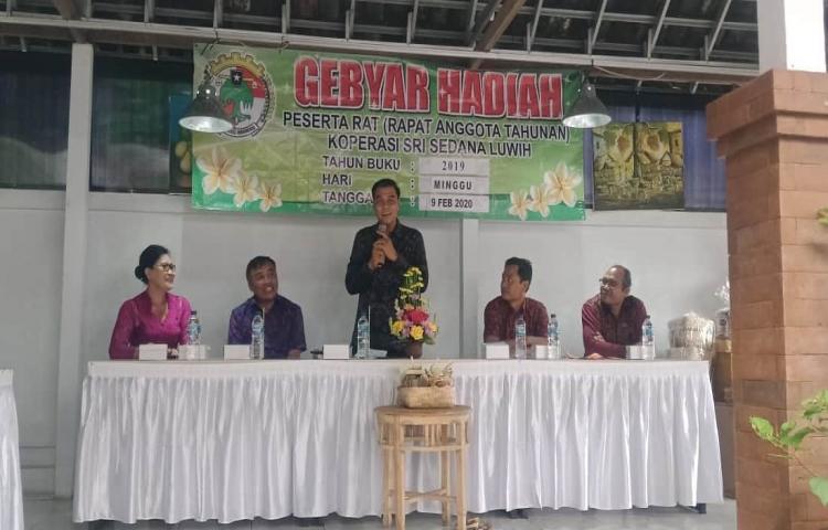 (RAT) Koperasi Sri Sedana Luwih Tahun Buku 2019