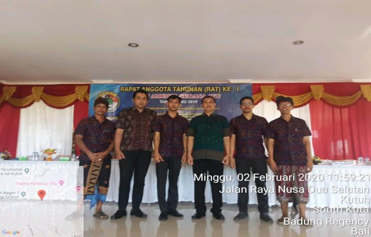 Rapat Anggota Tahunan ( RAT ) Koperasi Simpan Pinjam Amerta Sedana Ayu Tahun Buku 2019