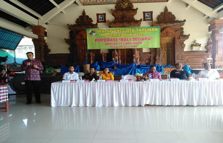Rapat Anggota Tahunan (RAT) Koperasi Bali Segara Tahun Buku 2019