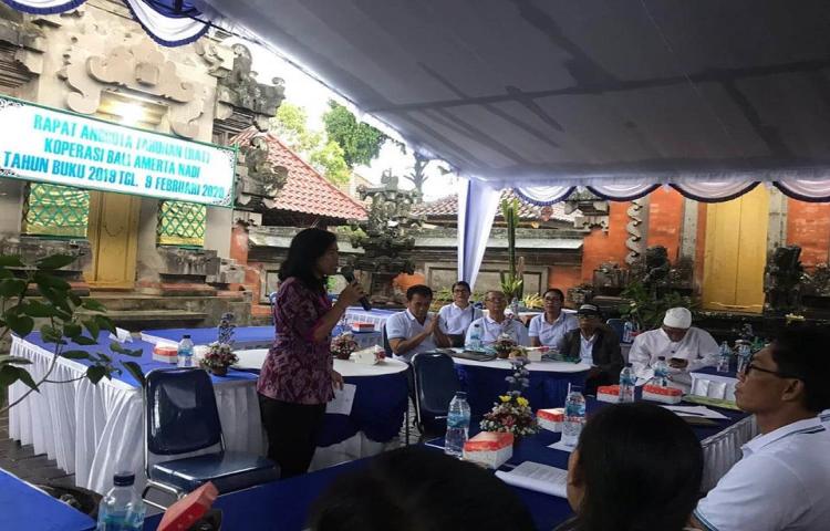 Rapat Anggota Tahunan (RAT) yang ke XI Koperasi Bali Amerta Nadi untuk Tahun Buku 2019