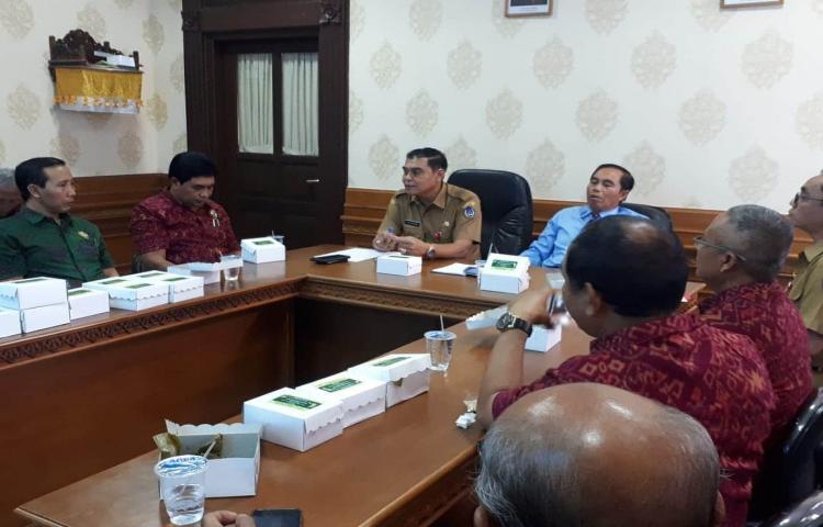 Rapat Koordinasi dengan Dekopinda Kabupaten Badung dan Puskop Jagadhita