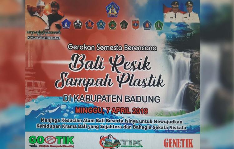 BALI RESIK SAMPAH PLASTIK DI KABUPATEN BADUNG