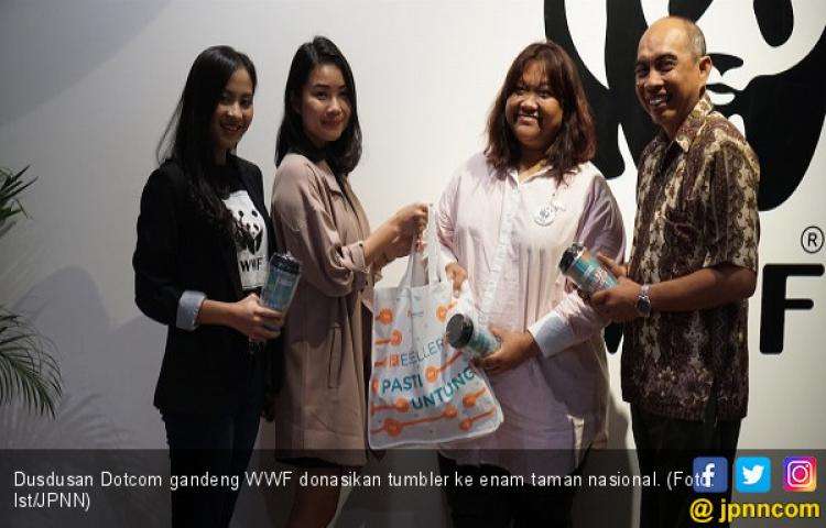 Cara Dusdusan Dotcom Dukung Kampanye Zero Single Use Plastic