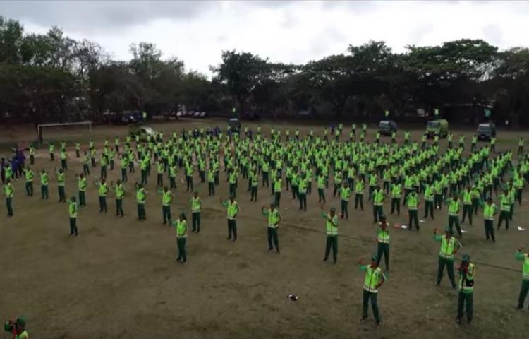 HUT 9 TAHUN MANGUPURA - GOYANG DAYUNG BERSAMA DLHK BADUNG