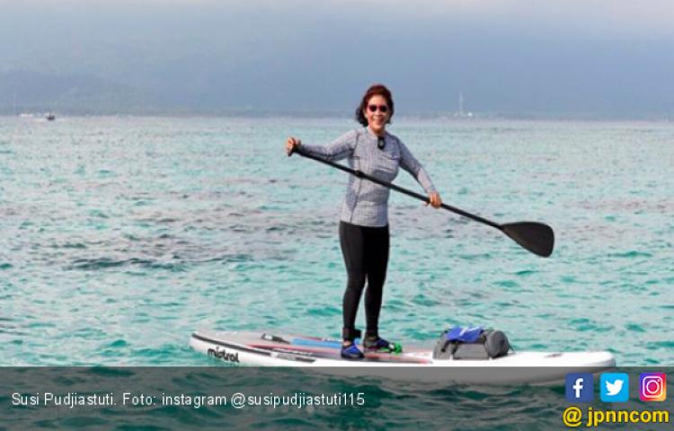 Menghadap Laut, Bu Susi: Banyak Ikan Mati, Banyak Racun