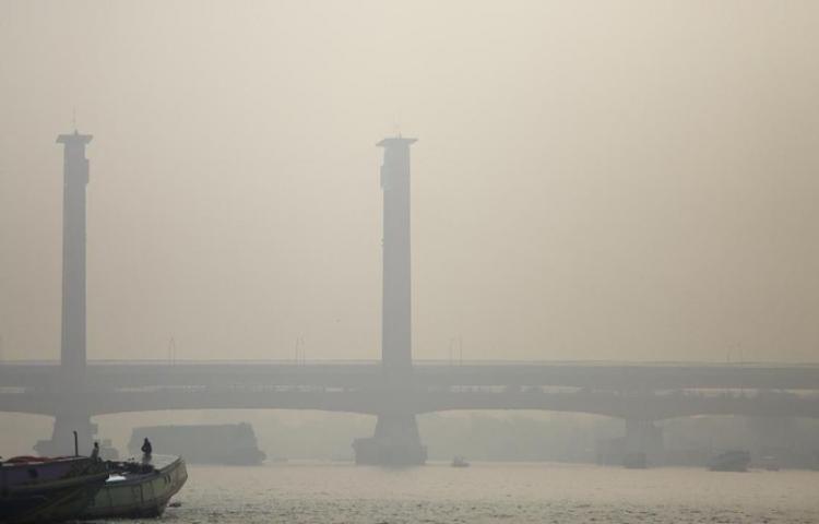 Palembang Dikepung Asap, Jembatan Ampera Nyaris Tak Terlihat