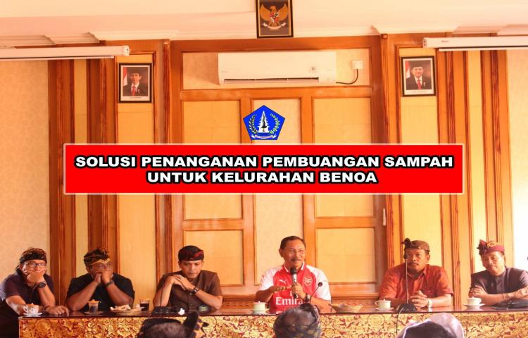 SOLUSI PENANGANAN PEMBUANGAN SAMPAH UNTUK KELURAHAN BENOA
