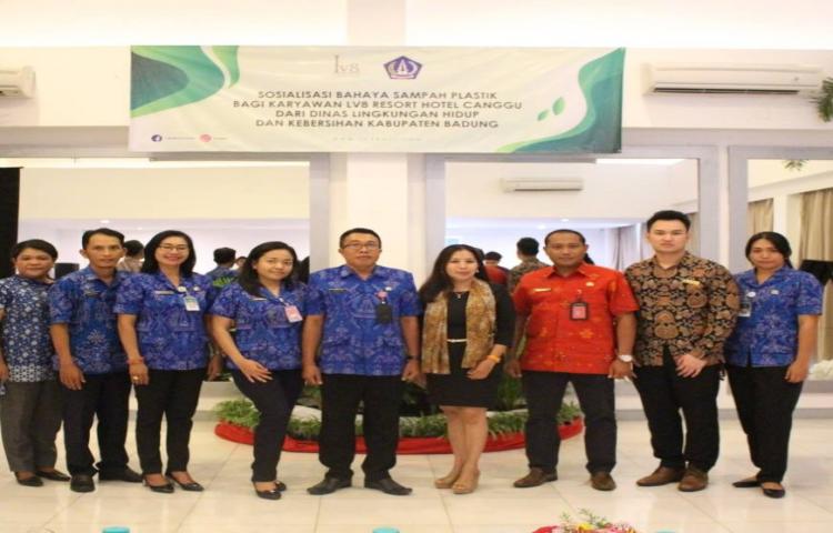 SOSIALISASI BAHAYA SAMPAH PLASTIK DI LV8 RESORT CANGGU