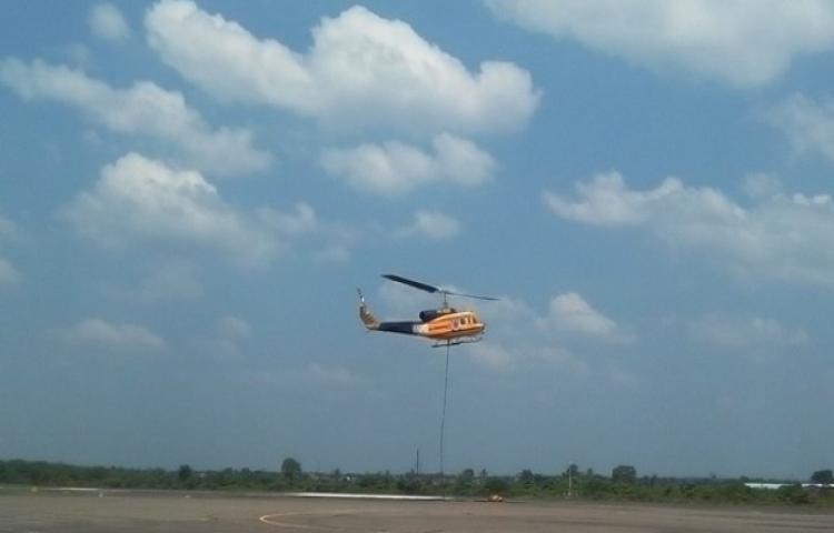 Sejak Januari 2018 BPBD Jambi Telah Lakukan 946 Water Booming Padamkan Karhutla