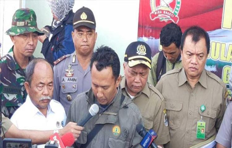 Seluruh Pengunjung TN Gunung Rinjani Telah Berhasil Dievakuasi