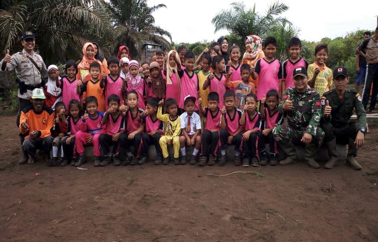 Semangat Personil Manggala Agni Ajak Masyarakat Cegah Karhutla