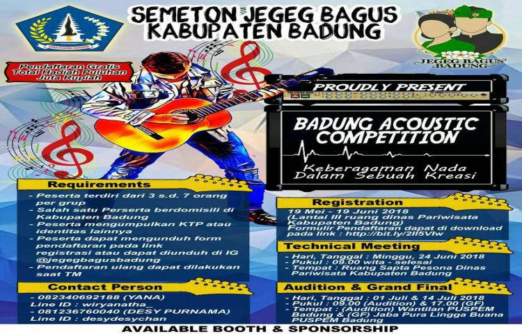 Badung Acoustic Competition - Keberagaman Nada Dalam Sebuah Kreasi