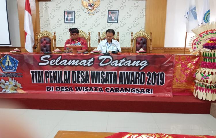Desa Wisata Carang Sari mewakili Kabupaten Badung pada Penilaian Desa Wisata Award 2019