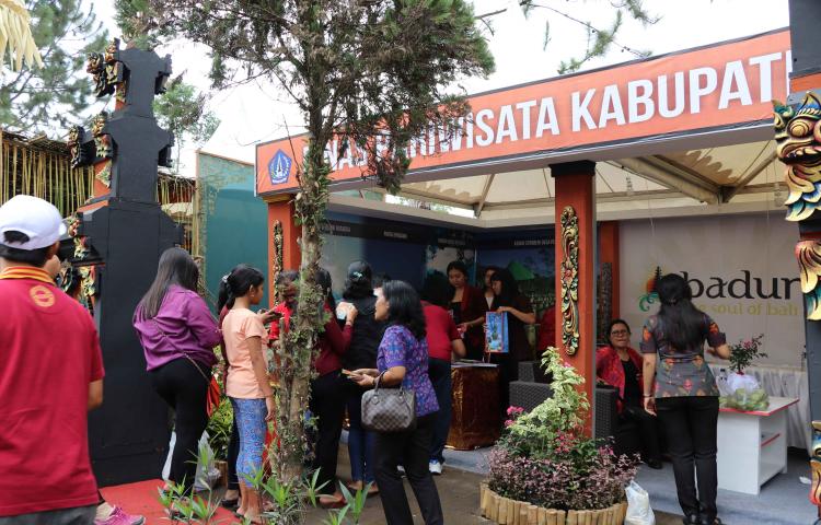 Fest. Budaya Pertanian 2018 : Dinas Pariwisata membuka stand Daya Tarik Wisata