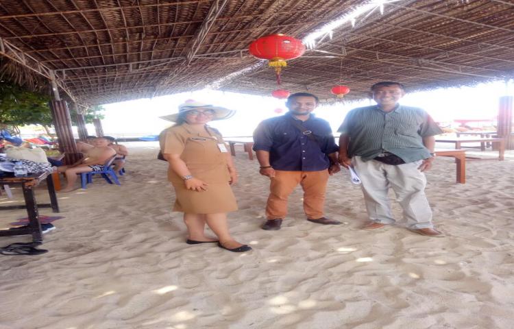 Koordinasi Dinas Pariwisata dan Tim bersama pengelola Pantai Pandawa terkait Festival Budaya Bahari 2018