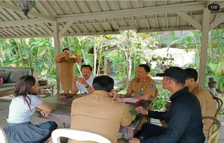 Dinas Perindustrian dan Tenaga Kerja Kabupaten Badung Sidak ke Hotel Balquisse Heritage