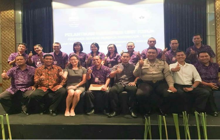 Pelantikan PUK FSP Par SPSI Unit The Laguna Resort and Spa Nusa Dua