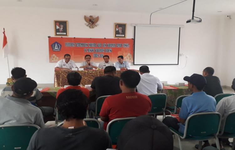 Pembukaan Pelatihan Ukiran Kayu di Desa Tangeb Kecamatan Mengwi