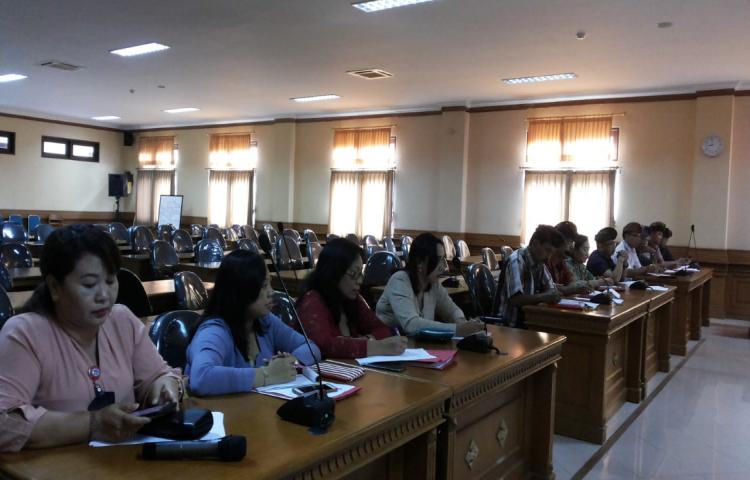 Pengarahan Inspektur Kabupaten Badung kepada para P2UPD baru