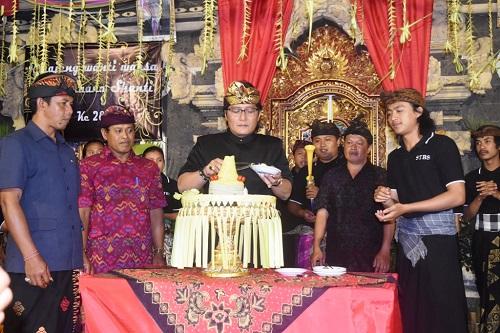 Bupati Giri Prasta Hadiri HUT STT Buana Santi ke-28, Ajak Teruna Teruni Bangun Badung