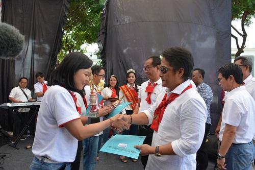 Bupati Giri Prasta Launching  Mangusada Radio, Meriah Peringatan HUT RSUD Badung Mangusada ke-16