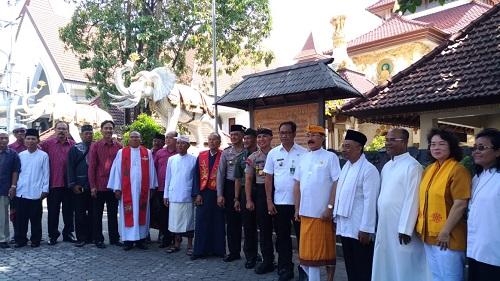 Forum Kerukunan Umat Beragama Kabupaten Badung Gelar Doa Bersama di Puja Mandala, Nyatakan Tegas Menolak dan Kecam Aksi Kekerasan dan Terorisme