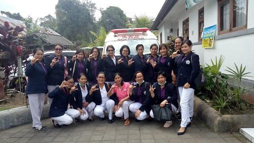 Gebyar IVA Mahasiswa Prodi Kebidanan Stikes Bina Usada Bali di Desa Sulangai, Petang